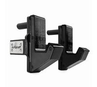 AmStaff Fitness J-Hooks Power Rack for 2.5" x 2.5" Tube Squat Rack Attachment, J Cups Barbell Holder for Power Cage, Heavy Duty 1000 LB Capacity, (Set of 2)