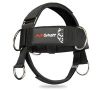 AmStaff Fitness Neck Harness for Weight Lifting - Adjustable Head & Chin Strap for Neck Strength, Muscle Building, Workout Training & Injury Recovery Support
