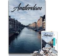 Amsterdam 1000 Piece Jigsaw Puzzles for Adults & Teens,Challenging Game And Family Play for Is Ideal As A Gift for The Whole Family 50x75cm