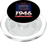 Amsterdam 1946 Famous Canal In Europe PopSockets PopGrip for MagSafe