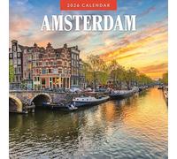 Amsterdam - 2026 Square Wall Calendar - by Red Robin Publishing