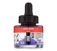 Acrylic Ink Bottle - 30ML, ULTRAMARINE VIOLET