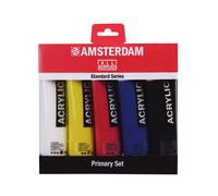 Amsterdam Acrylic Colour Paint Set - 5 x 120ml Tubes - Primary Colour Set