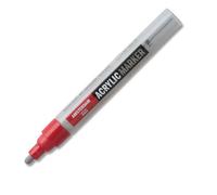 Amsterdam Acrylic Marker - 4 mm Neutral Grey 710 - Opaque, Lightfast, Water-Based, Permanent, Reversible Nib