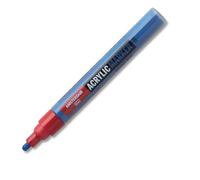 Amsterdam Acrylic Marker - 4 mm Phthalo Blue 570 - Lightfast Transparent Pen - Water-Based Odorless Formula - Permanent Waterproof Ink - Versatile for Canvas Paper Wood Stone - Replaceable Nibs