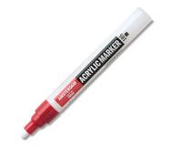 Amsterdam Acrylic Marker - 4 mm Titanium White 105 - Opaque, Lightfast ++ Colour, Acrylic Painting Sketching, Waterproof, Odorless, Versatile Nib