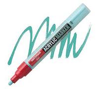 Amsterdam Acrylic Marker - 4 mm Turquoise Green 661 - Lightfast Odorless Waterproof - Reversible Nibs - Versatile Permanent Ink