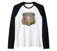 Amsterdam Beach State Park New York Hiking Novelty Souvenir Raglan Baseball Tee