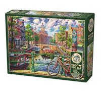 Amsterdam Canal Jigsaw Puzzle 1000 Pieces Cheatwell Games Multi One Size