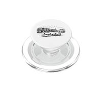 Amsterdam City Canal Bicycles Travel Sketch Art PopSockets PopGrip for MagSafe