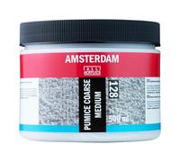 Amsterdam Effect Medium - Coarse Pumice Jar 500 ml - Gray Texture for Acrylic Paint - Mixable & Waterproof - Ideal for Art & Model Textures