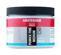 Amsterdam Effect Medium - Pumice Fine Medium 126 Jar 500 ml - Gray Tone - Textured Surface for Acrylics