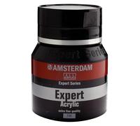 Amsterdam Expert Series Acrylic - Expert Series Oxide Black 735-400 ml Jar - Heavy Body - Highest Lightfastness - Professional Grade - Art Supplies