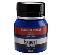 Amsterdam Expert Series Acrylic Jar 400 ml - Ultramarine 504 - High Lightfastness - Professional Heavy Body Paint