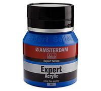 Amsterdam Expert Series Acrylic Paint Jar 400 ml - Cobalt Blue 511 - Heavy Body, Professional Pigment with Excellent Lightfastness, Semi-Opaque, Water-Based Formula