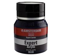 Amsterdam Expert Series Acrylic Paint Jar 400 ml - Indigo 533 - Artist Quality, Semi-Transparent, Waterproof, High Lightfastness