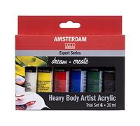 Amsterdam Expert Series Acrylic Paint Set | Trial Set (6 x 20 ml Tubes) | Professional Acrylic Paint | Artist Paint