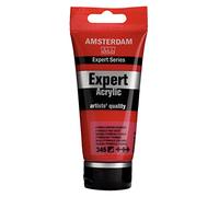 Amsterdam Expert Series Acrylic Paint Tube - 75 ml Pyrrole Red Deep 345 - Semi-Opaque High Pigment Lightfast Professional Heavy Body Paint