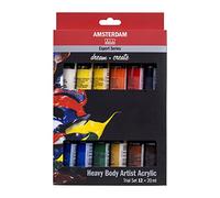 Amsterdam Expert Series Acrylic Paint Set | Trial Set (12 x 20 ml Tubes) | Professional Acrylic Paint | Artist Paint