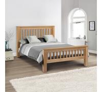 Amsterdam High Footend Bed - Oak - Sizes Available