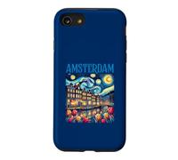 Amsterdam In Starry Night Van Gogh Style Graphic Case for iPhone SE (2020) / 7/8
