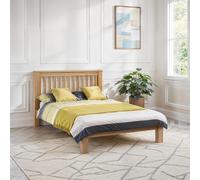 Amsterdam Low Footend Bed - Oak - Sizes Available