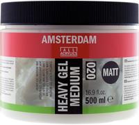 Amsterdam Heavy gel medium matt 020 jar 500 ml (24183020)
