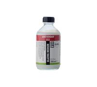 Amsterdam Mediums - Glazing Medium Gloss Bottle 250 ml - Smoother Paint, Transparent Layers, Self-Leveling, Elastic & Flexible Film, Perfect for Acrylic Painting