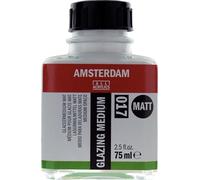 Amsterdam Mediums - Glazing Medium Matt 017-75 ml Bottle - Enhances Acrylic Paint - Self-Leveling, Flexible, Waterproof - Ideal for Transparent Glazing Layers