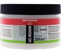 Amsterdam Mediums - Gloss Gel Medium 094-250 ml Jar - Enhances Acrylic Paint - Suitable for Mixed Media - Dries Transparent and Waterproof