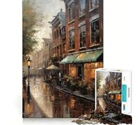 Amsterdam Netherlands 1000 Piece Puzzle For Adults Problem Solving Toy Professional Grade Cutting Relaxing Indoor Group Activity (38x52cm)