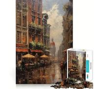 Amsterdam Netherlands 1000 Piece Teenager Puzzles Cognitive Boost Fun Tight Lock No Loose Pieces Engaging Way to Pass Free Hours (38x26cm)