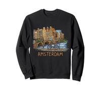 Amsterdam Netherlands Holland Travel Souvenir City Gift Sweatshirt