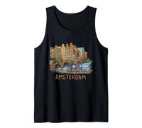 Amsterdam Netherlands Holland Travel Souvenir City Gift Tank Top