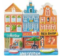 Amsterdam Netherlands Refrigerator Magnet Tourist Souvenir 3D Fridge Decoration Craft