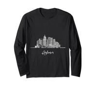 Amsterdam Netherlands Skyline Europe Travel Souvenirs Long Sleeve T-Shirt