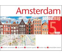 Amsterdam PopOut Map: Includes transport map
