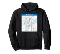 Amsterdam Rail Travel Art Netherlands Pullover Hoodie