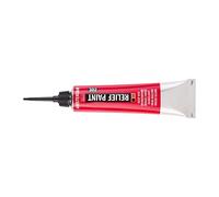 Amsterdam Relief Paint - 20 ml Deep Red 302 - High-Quality Opaque Water-Based 3D Paint with Lightfast Pigments for Artistic Effects