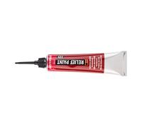 Amsterdam Relief Paint - 20 ml Tube Reddish Brown 422 - Opaque Lightfast Water-Based 3D Effect - Precise Nozzle - Multi-Surface