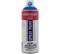 Amsterdam Spray Paint - 400 ml Cobalt Blue (Ultramarine) 512 - Water-Based, Lightfast & Low-Odor - Ideal for Studio Use on Multiple Surfaces