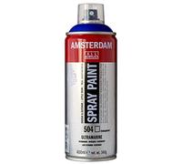 Amsterdam Spray Paint - Ultramarine 504-400 ml - Water-Based, Low Odor, Fast Drying