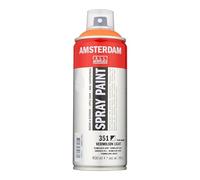 Amsterdam Spray Paint - Vermilion Light 351-400 ml - Water-Based - High-Quality, Lightfast Pigments - Low-Odor, Solvent-Free - Perfect for Studio Use