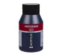 Amsterdam Standard Series Acrylic Jar 1000ml - Prussian Blue (Phthalus) 566 - High Quality Lightfast Acrylic Paint with Satin Finish for Artists