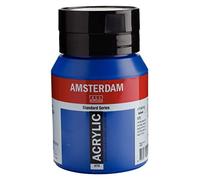 Royal Talens Amsterdam Acrylic Paint – Amsterdam Standard 500 ml Jar – Phthalo Blue 570