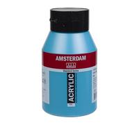 Amsterdam Standard Series Acrylic Jar 1000 ml Turquoise Blue 522