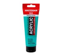 Amsterdam Standard Series Acrylic Paint, Metallic Green 836, Semi-Transparent, Lightfast, 120ml