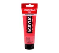 Amsterdam Standard Series Acrylic Paint Metallic Red 832, 120 ml, Semi-Transparent, Excellent Lightfastness, Medium Viscosity, 100% Acrylic Resin, Waterproof, Versatile for Various Surfaces