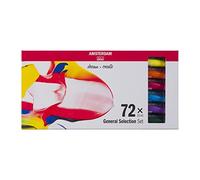 Amsterdam Standard Series Acrylic Paint Set for Beginners | Trial Set (73 x 20 ml Tubes) | Basic Color Selection