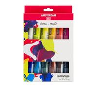 Amsterdam Standard Series Acrylic Paint Set | Landscape Set (12 x 20 ml Tubes) | Mixing Colors Perfect for Landscape Paintings